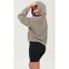 imageODODOS Modal Soft Long Sleeve Cropped Hoodie for Women Oversized Pullover Sweatshirts with PocketKhaki