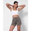 imageODODOS Modal Soft Relaxed Shorts with Pockets for Women High Wasit Casual ShortsDeep Grey