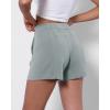 imageODODOS Modal Soft Relaxed Shorts with Pockets for Women High Wasit Casual ShortsGrey Blue