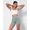 imageODODOS Modal Soft Relaxed Shorts with Pockets for Women High Wasit Casual ShortsGrey Blue
