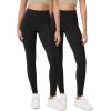 imageODODOS ODCLOUD 2Pack Buttery Soft Lounge Yoga Leggings for Women 23quot  25quot 28quot High Waist Yoga Pants1blackblack