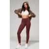 imageODODOS ODCLOUD 2Pack Buttery Soft Lounge Yoga Leggings for Women 23quot  25quot 28quot High Waist Yoga PantsBlackburgundy