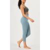 imageODODOS ODCLOUD 2Pack Buttery Soft Lounge Yoga Leggings for Women 23quot  25quot 28quot High Waist Yoga PantsBlackchambray