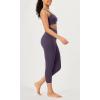 imageODODOS ODCLOUD 2Pack Buttery Soft Lounge Yoga Leggings for Women 23quot  25quot 28quot High Waist Yoga PantsBlackdark Purple