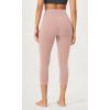 imageODODOS ODCLOUD 2Pack Buttery Soft Lounge Yoga Leggings for Women 23quot  25quot 28quot High Waist Yoga PantsBlackdusty Pink
