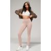 imageODODOS ODCLOUD 2Pack Buttery Soft Lounge Yoga Leggings for Women 23quot  25quot 28quot High Waist Yoga PantsBlackdusty Pink