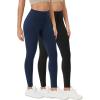 imageODODOS ODCLOUD 2Pack Buttery Soft Lounge Yoga Leggings for Women 23quot  25quot 28quot High Waist Yoga PantsBlacknavy