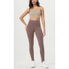 imageODODOS ODCLOUD 2Pack Buttery Soft Lounge Yoga Leggings for Women 23quot  25quot 28quot High Waist Yoga PantsBlackpurple Taupe