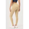 imageODODOS ODLEX 2Pack 78 High Waist Workout Leggings with Pockets for Women 25quot 28quot Tummy Control Athletic Yoga PantsBlackbeige