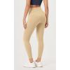imageODODOS ODLEX 2Pack 78 High Waist Workout Leggings with Pockets for Women 25quot 28quot Tummy Control Athletic Yoga PantsBlackbeige