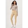 imageODODOS ODLEX 2Pack 78 High Waist Workout Leggings with Pockets for Women 25quot 28quot Tummy Control Athletic Yoga PantsBlackbeige