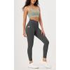 imageODODOS ODLEX 2Pack 78 High Waist Workout Leggings with Pockets for Women 25quot 28quot Tummy Control Athletic Yoga PantsBlackcharcoal
