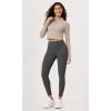 imageODODOS ODLEX 2Pack 78 High Waist Workout Leggings with Pockets for Women 25quot 28quot Tummy Control Athletic Yoga PantsBlackcharcoal