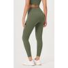 imageODODOS ODLEX 2Pack 78 High Waist Workout Leggings with Pockets for Women 25quot 28quot Tummy Control Athletic Yoga PantsBlackdark Olive