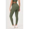 imageODODOS ODLEX 2Pack 78 High Waist Workout Leggings with Pockets for Women 25quot 28quot Tummy Control Athletic Yoga PantsBlackdark Olive
