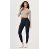 imageODODOS ODLEX 2Pack 78 High Waist Workout Leggings with Pockets for Women 25quot 28quot Tummy Control Athletic Yoga PantsBlackdeep Navy