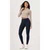imageODODOS ODLEX 2Pack 78 High Waist Workout Leggings with Pockets for Women 25quot 28quot Tummy Control Athletic Yoga PantsBlackdeep Navy