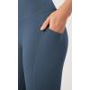 imageODODOS ODLEX 2Pack 78 High Waist Workout Leggings with Pockets for Women 25quot 28quot Tummy Control Athletic Yoga PantsBlackink Blue