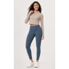 imageODODOS ODLEX 2Pack 78 High Waist Workout Leggings with Pockets for Women 25quot 28quot Tummy Control Athletic Yoga PantsBlackink Blue