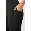 imageODODOS ODLEX 2Pack 78 High Waist Workout Leggings with Pockets for Women 25quot 28quot Tummy Control Athletic Yoga PantsBlackonyx Black Grey