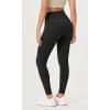 imageODODOS ODLEX 2Pack 78 High Waist Workout Leggings with Pockets for Women 25quot 28quot Tummy Control Athletic Yoga PantsBlackonyx Black Grey