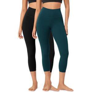 imageODODOS ODCLOUD 2Pack Buttery Soft Lounge Yoga Leggings for Women 23quot  25quot 28quot High Waist Yoga PantsBlackforest Teal