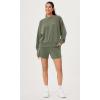 imageODODOS Modal Soft Long Sleeve Oversized Sweatshirts for Women Crew Neck Pullover TopsDark Sage