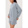 imageODODOS Modal Soft Long Sleeve Oversized Sweatshirts for Women Crew Neck Pullover TopsGrey Blue