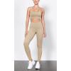 imageODODOS ODLIFT Compression Leggings for Women 25quot  28quot High Waist Workout Yoga PantsBeige