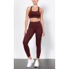imageODODOS ODLIFT Compression Leggings for Women 25quot  28quot High Waist Workout Yoga PantsBurgundy