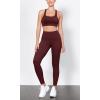 imageODODOS ODLIFT Compression Leggings for Women 25quot  28quot High Waist Workout Yoga PantsBurgundy