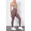 imageODODOS ODLIFT Compression Leggings for Women 25quot  28quot High Waist Workout Yoga PantsPurple Taupe