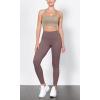 imageODODOS ODLIFT Compression Leggings for Women 25quot  28quot High Waist Workout Yoga PantsPurple Taupe