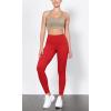 imageODODOS ODLIFT Compression Leggings for Women 25quot  28quot High Waist Workout Yoga PantsRed