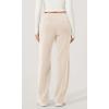 imageODODOS Womens Modal Soft Wide Leg Pants with Pockets Adjustable Shockcord High Waist Casual Lounge Pants272931quot InseamIvory Fleeced