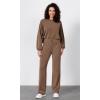 imageODODOS Womens Modal Soft Wide Leg Pants with Pockets Adjustable Shockcord High Waist Casual Lounge Pants272931quot InseamNutria