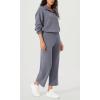 imageODODOS Womens Modal Soft Wide Leg Pants with Pockets Adjustable Shockcord High Waist Casual Lounge Pants272931quot InseamPurple Gray