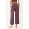 imageODODOS Womens Modal Soft Wide Leg Pants with Pockets Adjustable Shockcord High Waist Casual Lounge Pants272931quot InseamTulipwood