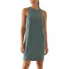 imageODODOS Modal Soft Loose Tank Dress for Women Casual Sleeveless Sundress with Kangaroo Pocket Summer DressSlate Green