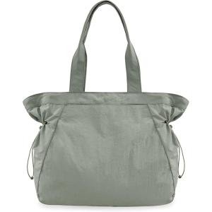 imageODODOS 18L SideCinch Shopper Bags Lightweight Shoulder Bag Tote Handbag for Shopping Workout Beach TravelGrey