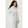 imageODODOS FullZip Cropped Hoodies for Women Fleece Lined Long Sleeve Crop Sweatshirts with Thumb HoleHeather White