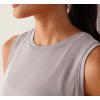 imageODODOS Modal Soft Sleeveless Crop Top for Women Athletic Tee Gym Workout Cropped Yoga TankLight Beige Long