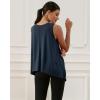 imageODODOS Modal Soft Sleeveless Crop Top for Women Athletic Tee Gym Workout Cropped Yoga TankMidnight Long
