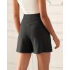 imageODODOS Modal Soft Wide Leg Shorts for Women High Waist Casual Relaxed Shorts with PocketsInseam 4quot 6quotBlack