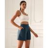 imageODODOS Modal Soft Wide Leg Shorts for Women High Waist Casual Relaxed Shorts with PocketsInseam 4quot 6quotDeep Blue