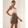 imageODODOS Modal Soft Wide Leg Shorts for Women High Waist Casual Relaxed Shorts with PocketsInseam 4quot 6quotEspresso