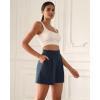 imageODODOS Modal Soft Wide Leg Shorts for Women High Waist Casual Relaxed Shorts with PocketsInseam 4quot 6quotNavy