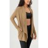 imageODODOS Womens Drape Open Front Cardigans Cozy Soft Long Sleeve Casual Wrap Outerwear with Pockets Thumb HoleMustard Gold