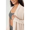 imageODODOS Womens Drape Open Front Cardigans Cozy Soft Long Sleeve Casual Wrap Outerwear with Pockets Thumb HoleVanilla Ice