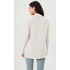 imageODODOS Womens Drape Open Front Cardigans Cozy Soft Long Sleeve Casual Wrap Outerwear with Pockets Thumb HoleWhite